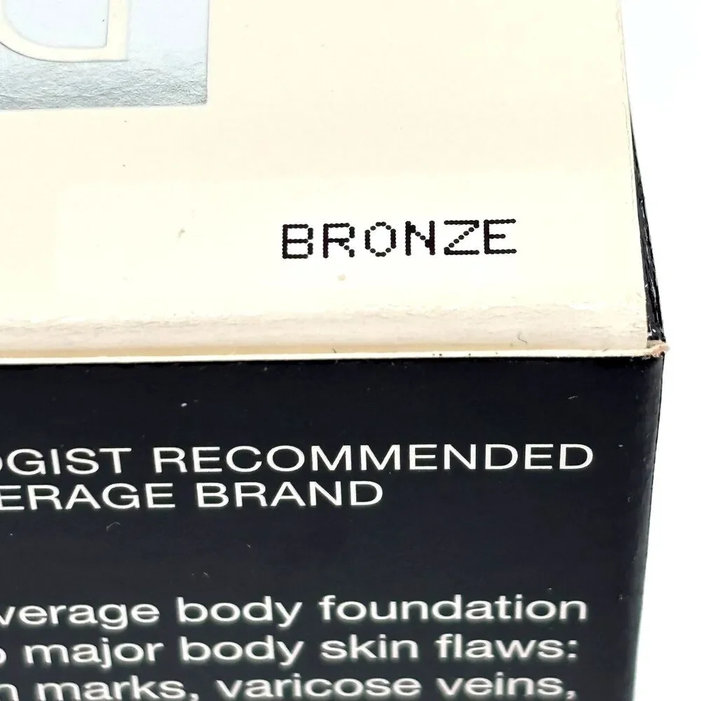 Dermablend Leg and Body Makeup Foundation Bronze 3.4 fl oz Concealer SPF 15 NIB